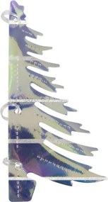 Kúzelná závesná dekorácia v tvare stromu Dúhový strieborný J-line – 19*19*20 cm
