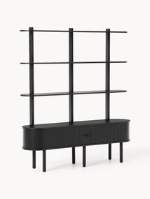 Regál's drážkovanou prednou stranou Calary