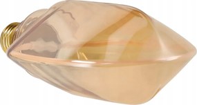 ECOLIGHT Dekoratívna LED žiarovka E27 4W 200lm O100 Amber Retro - rada ZERO