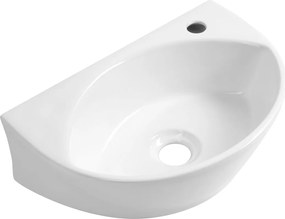 Aqualine Aqualine, LIZA keramické umývadlo 40x27cm, biela, NP412