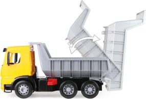 Sklápač Mercedes GIGA TRUCKS, 65 cm, žltá/šedá