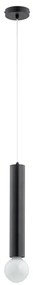 Luster na lanku TWISTER 1xE27/60W/230V čierna