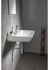 Bruckner - Zapustené umývadlo NEON 60x41,5 cm keramika/biela