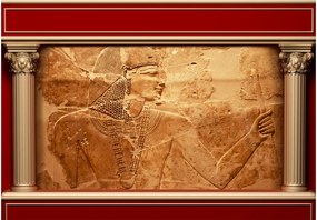 Fototapeta - Egyptské steny 400x280 + zadarmo lepidlo