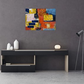 Sklenený obraz - Abstrakcia (70x50 cm)