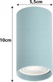 BERGE LED svietidlo pre povrchovú montáž FIGU - modré