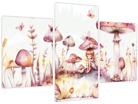 Obraz - Ružová víla (90x60 cm)