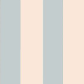 Tapeta modrá a béžová 280×50 cm