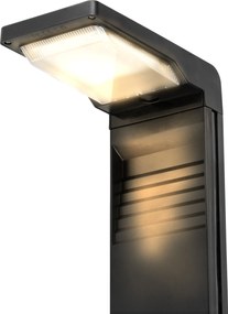 Solárna LED záhradná lampa na záhradný stĺpik so senzorom súmraku