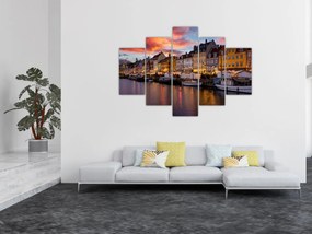 Obraz - Nyhavn, Kodaň (150x105 cm)