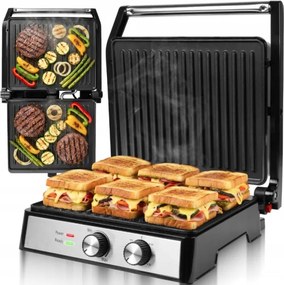 Elektrický kontaktný gril / sendvičovač XXL 4500W PANINI