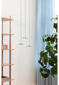 Svetlosivé LED závesné svietidlo s kovovým tienidlom ø 15 cm Asteria Micro – UMAGE