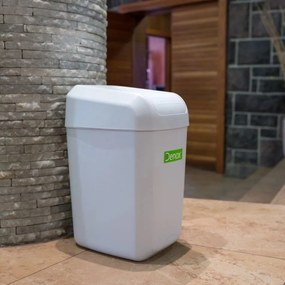 Denox Troya odpadkový kôš 15 l, biely, 15 l
