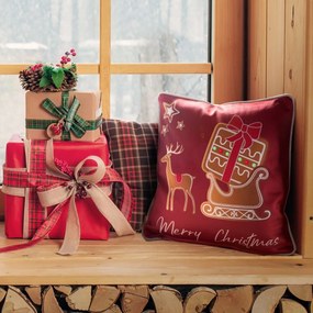 Dekorstudio Luxusná vianočná obliečka na vankúš GINGER 04