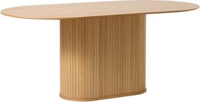 Jedálenský stôl s doskou v dubovom dekore 95x180 cm Nola – Unique Furniture