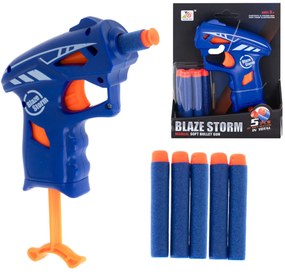 KIK Automatická pištoľ na penové šípky Blaze Storm + 5 šípok