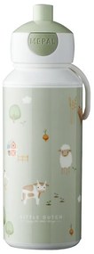 Svetlozelená detská fľaša 400 ml Little farm – Mepal