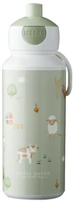 Svetlozelená detská fľaša 400 ml Little farm – Mepal