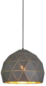 ITALUX MDM-3471-1 GR+GD - Luster na lanku HARLEY 1xE27/40W/230V antracit