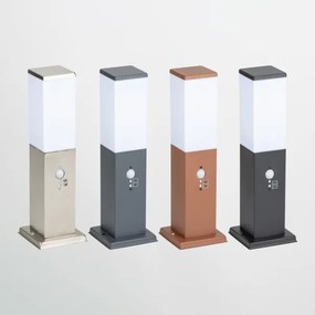 BRILAGI - Vonkajšia lampa s čidlom NOVA 1xE27/15W/230V 40 cm IP44 antracit