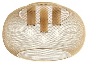 Redo 01-3139 - Stropné svietidlo CROKET 3xE27/42W/230V pr. 40 cm zlatá
