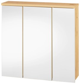 Livarno home Skrinka so zrkadlom Palermo, 66 x 64 x 17 cm  (100389389)