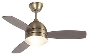 Stropný ventilátor bronzový 96 cm s diaľkovým ovládaním - Rotar