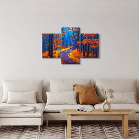 Obraz jesenného lesa (90x60 cm)