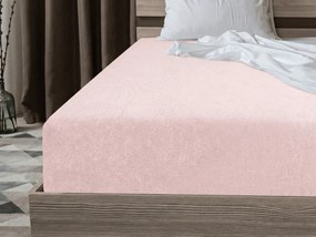 Froté plachta EXCLUSIVE svetloružová 90 x 200 cm