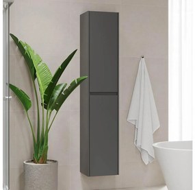 Kúpeľňová skrinka TRONDHEIM 174 cm, antracit