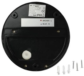 LED Vonkajšie nástenné svietidlo LED/3W/230V 4000K IP65 čierna