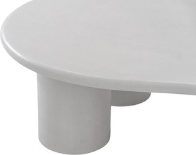 Kávový stolík Gisela 130 cm do obývačky - svetlošedý