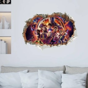 Veselá Stena Samolepka na stenu na stenu Avengers Infinity War
