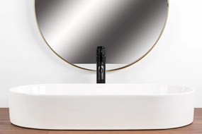 Rea Nadia, umývadlo na dosku 710x385x120 mm, biela lesklá, REA-U5801