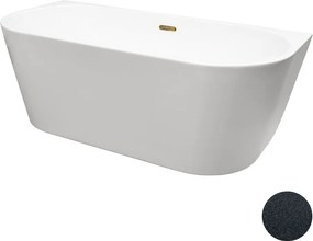 Besco Akrylátová voľne stojaca vaňa Vica NEW Glam G CC/SP 150x80 (160x80, 170x80), s prepadom BESCO-Typ výpuste: Alcaplast Click-Clack so štrbinovým …