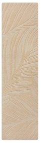 Béžový vlnený koberec behúň 60x230 cm Lino Leaf – Flair Rugs