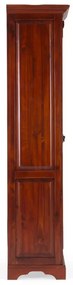 furniture-nabytek.cz - Masívna šatníková skriňa Catana z borovice, lakovaná, hnedá – 75×44×190 cm