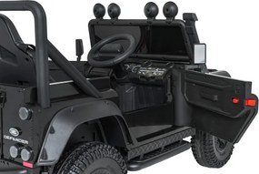 Elektrické autíčko Land Rover Defender 110 SVX čierne