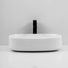 Erga Ciele, umývadlo na dosku 540x350x150 mm, biela lesklá, ERG-V03-9683-WH