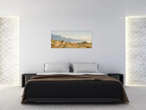Obraz - Alexandre Calame, Swiss Landscape, reprodukcia (120x50 cm)