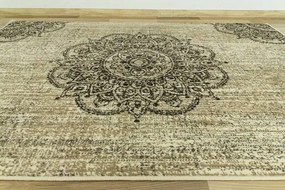 Koberec Aladin 513668/67933 mandala slonia kosť / bežový