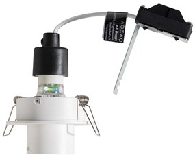 Sada 6 zapustených bodových svetiel biela GU10 35 mm okrúhle naklápacie - Installa