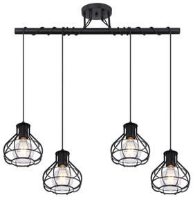 Globo 15388-4D - Luster na lanku CLASTRA 4xE27/60W/230V