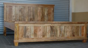 furniture-nabytek.cz - Masívna posteľ 180x200 z dreva mango