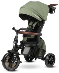 QPlay - Detská trojkolka 7v1 COMFO MAX zelená