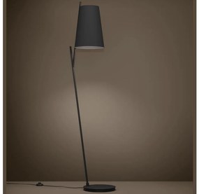 Eglo 390134 - Stojacia lampa PETROSA 1xE27/40W/230V čierna