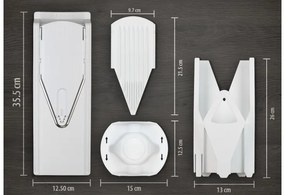 V-kráječ Börner V3 TrendLine se 3 planžetami a Multiboxom Barva: Bílá