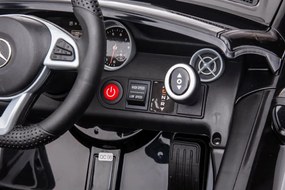 LEAN CARS Elektrické autíčko Mercedes SLC 300 LED MP3 čierne