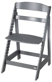 roba Detská drevená vysoká jedálenská stolička Sit Up (antracitová/flex)  (100306933)