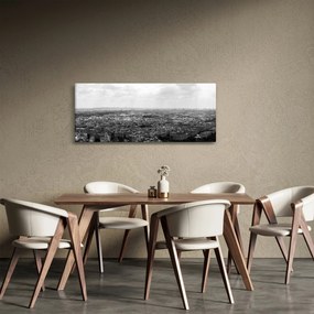 Obraz - Strechy domov v Paríži (120x50 cm)